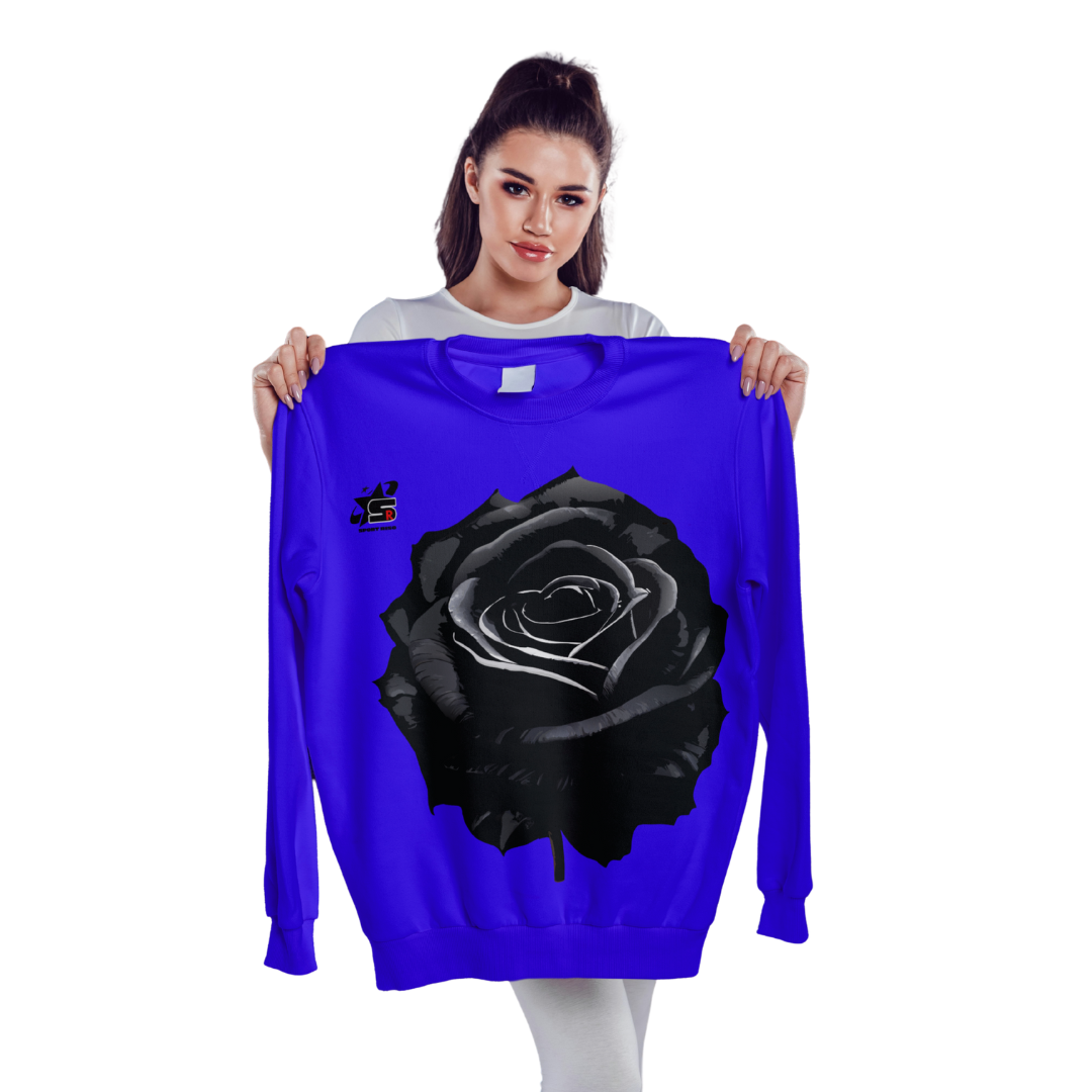 Black flower shirt