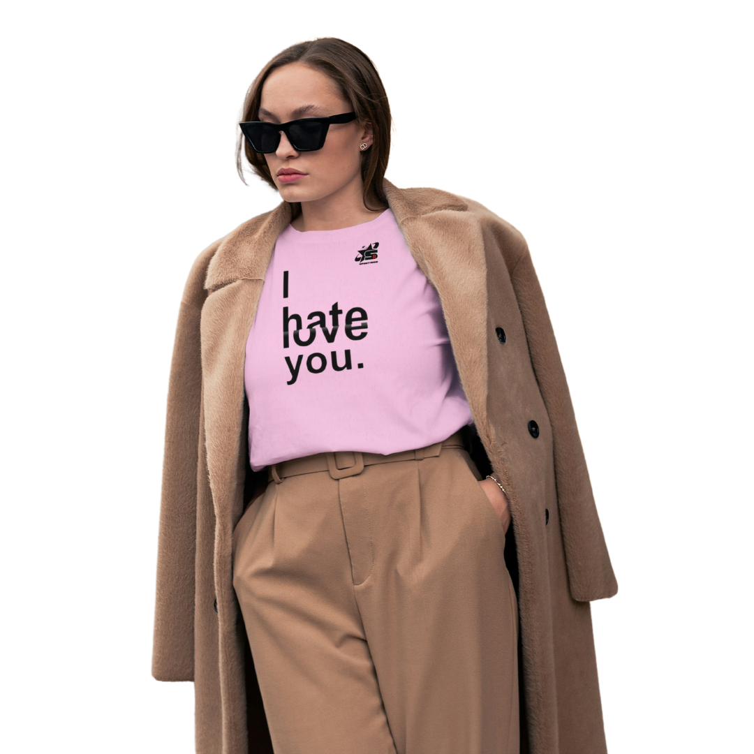 I love hate you T shirt