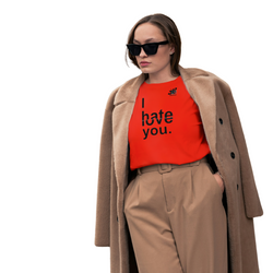 I love hate you T shirt