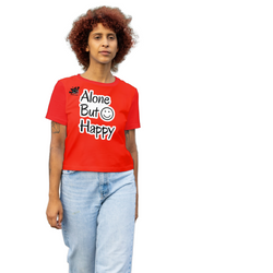 Alon but happy T shirt